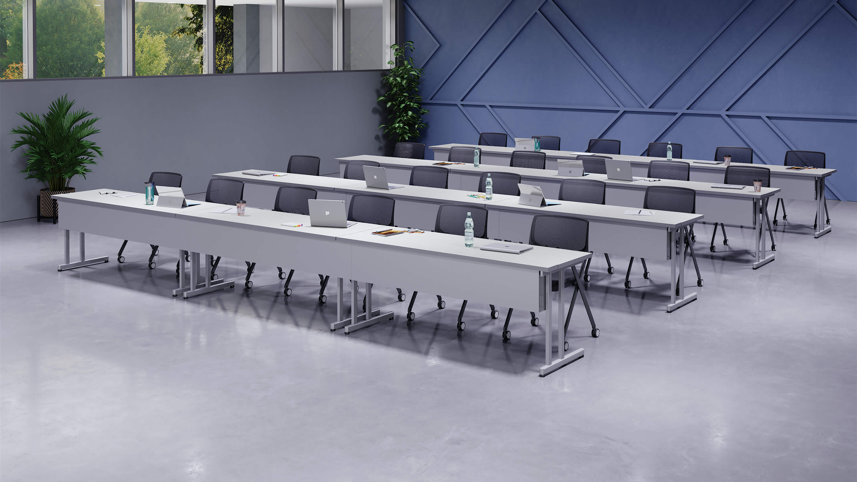Delta | Training Table with Integrated Storage | RightAngle